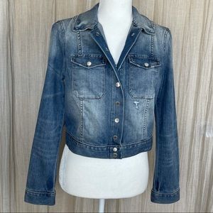 White House Black Market Denim Jean Jacket